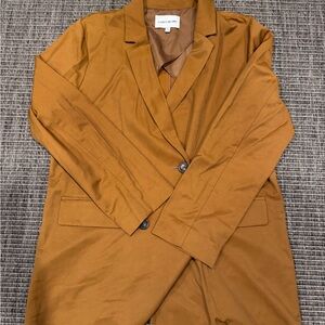 Elizabeth and James Golden Tan Double Breasted Blazer